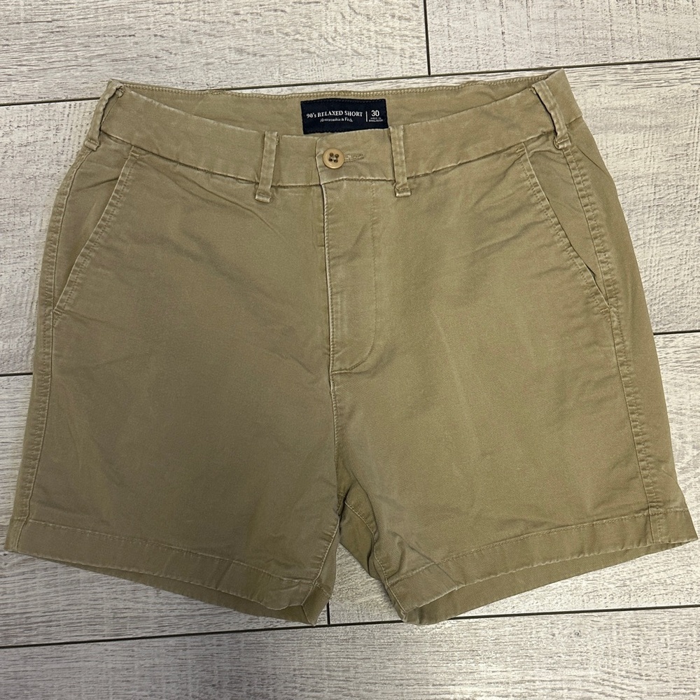 Abercrombie & Fitch Khaki Relaxed Shorts